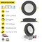 Nuwatt 6" Black Gimbal LED Recessed Lighting for Sloped Ceiling 2700K-5000K 5CCT Canless Lights, PK12 NW-P-ADJDL-6-12W-5CT-BLK-12P - alternate 2